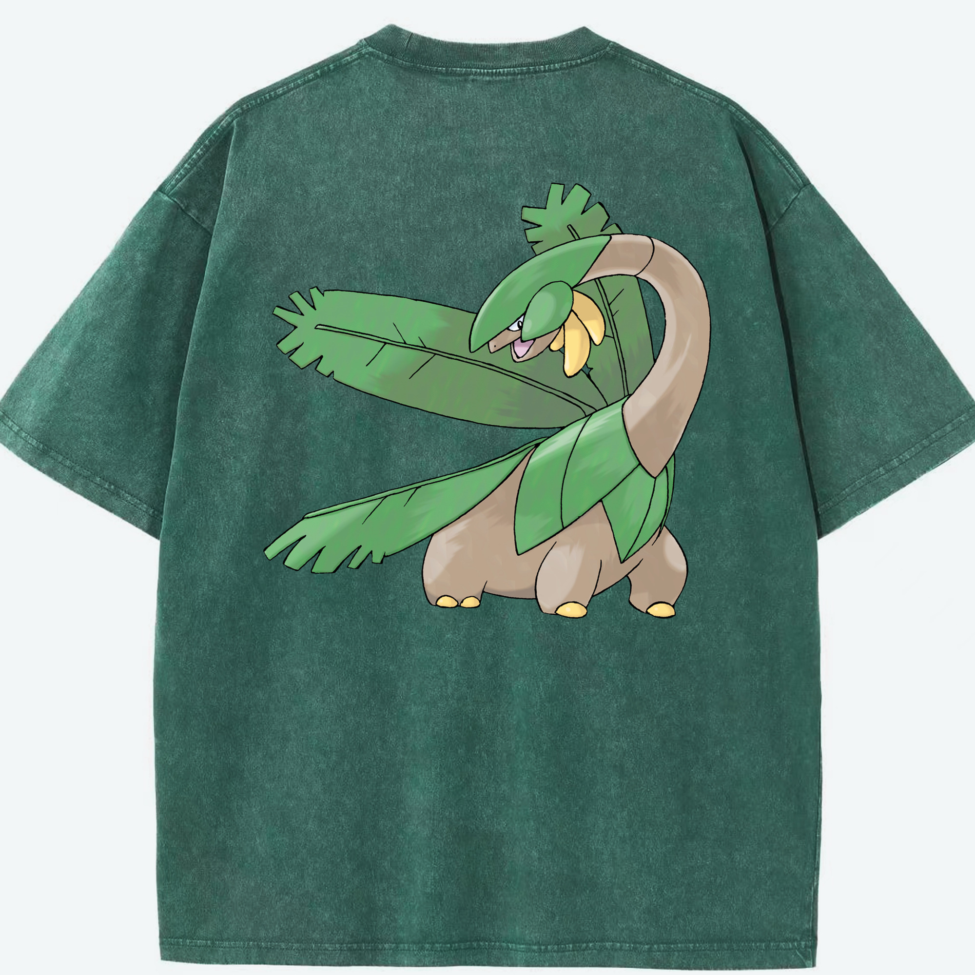 （画像用） ポケットモンスター Pokémon 綿100% ヴィンテージ風 半袖Tシャツ（背面プリント）